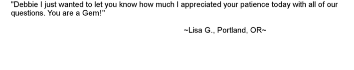 Testimonial (Lisa)