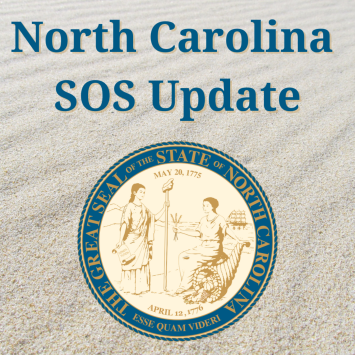 North Carolina SOS Update